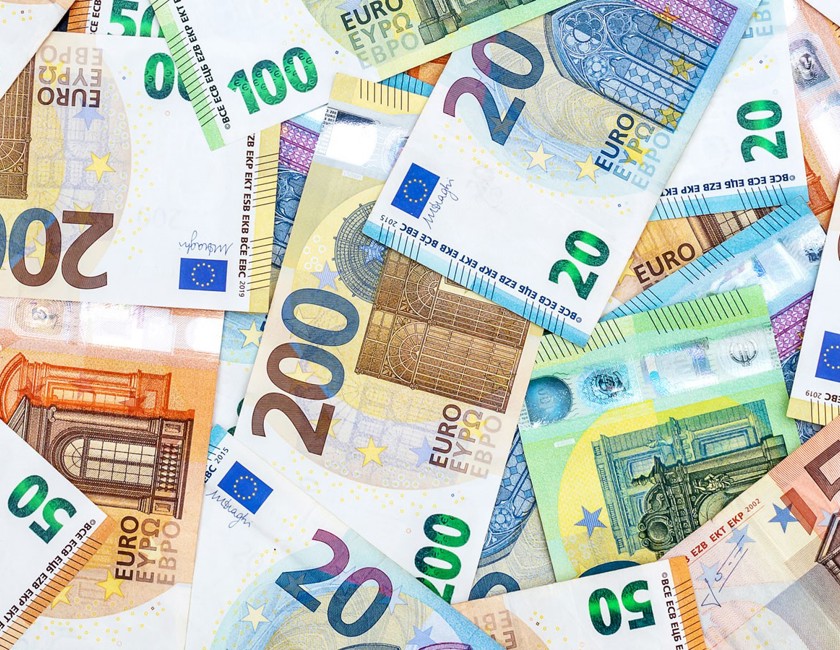 Euro Biljetten Geld 1600X900