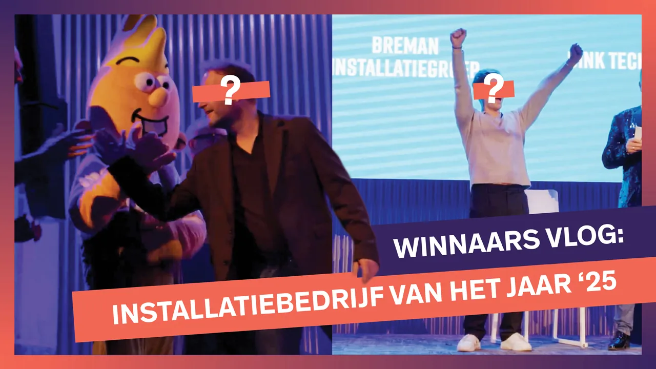Youtube Thumb VLOG QMARK WINNAARS INSTALLATIEBEDRIJF VH JAAR 25 LR