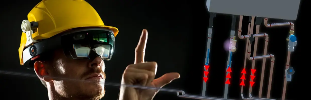 Innovatie bouwhelm vr bril 1600