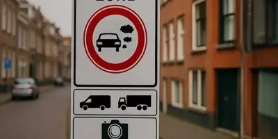 Nieuw Verkeersbord Zero Emissiezones 1920X