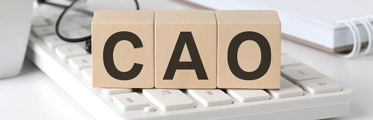 CAO blokken op toetsenbord - 1880