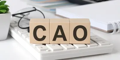 CAO blokken op toetsenbord - 1880