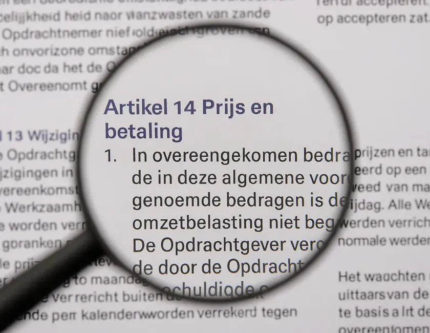Voorwaarden