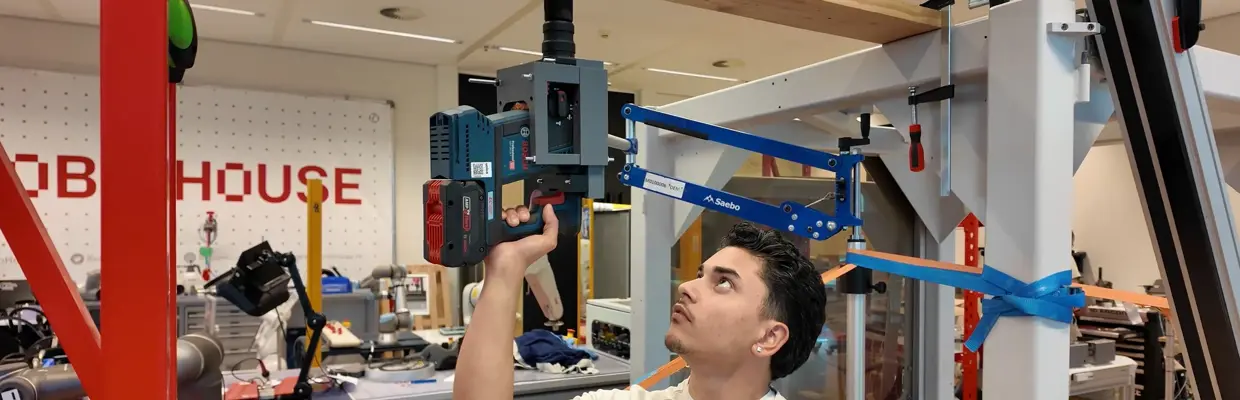 Onderzoek Ondersteuning Robotica Bij Bovenhands Boren