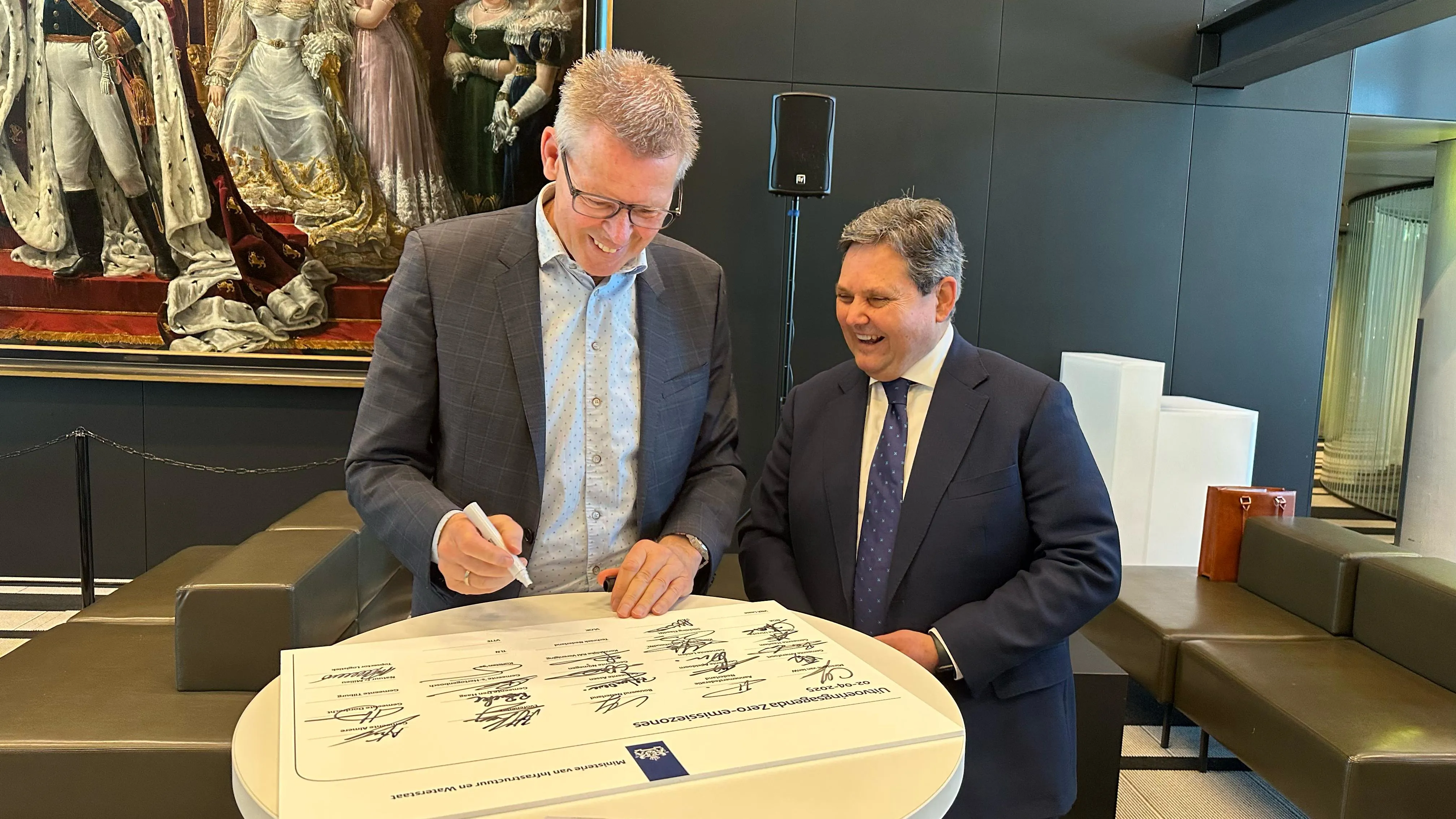 Ondertekening Afspraken Zero Emissiezones