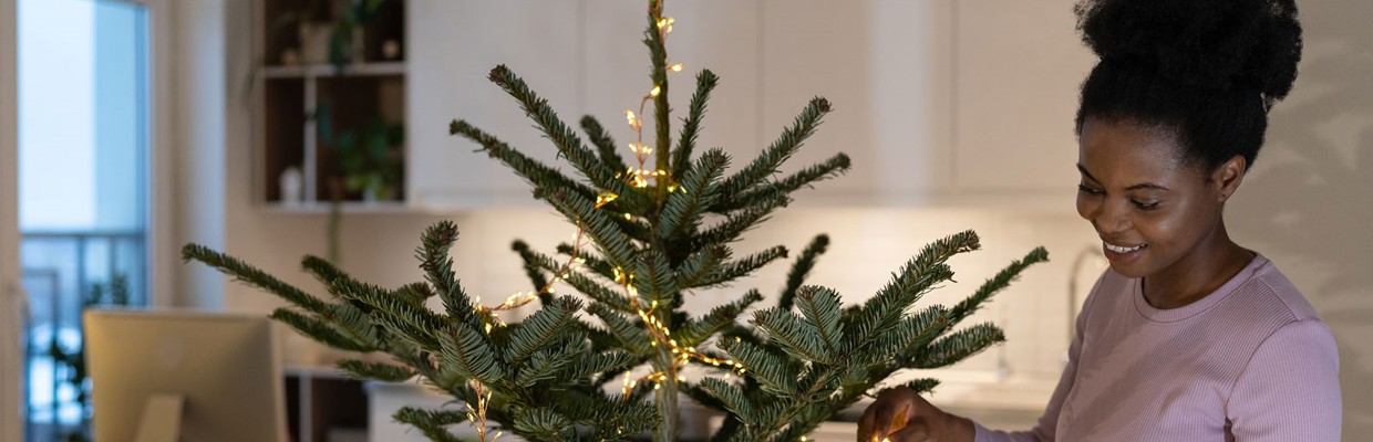 Kerstfoto kerstboom 1600 X 900