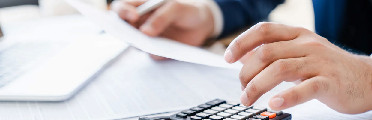 Begroten en calculeren rekenmachine 1880x