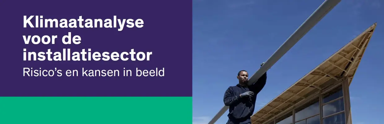 Klimaatanalyse Voor Installatiesector Cover Rapport