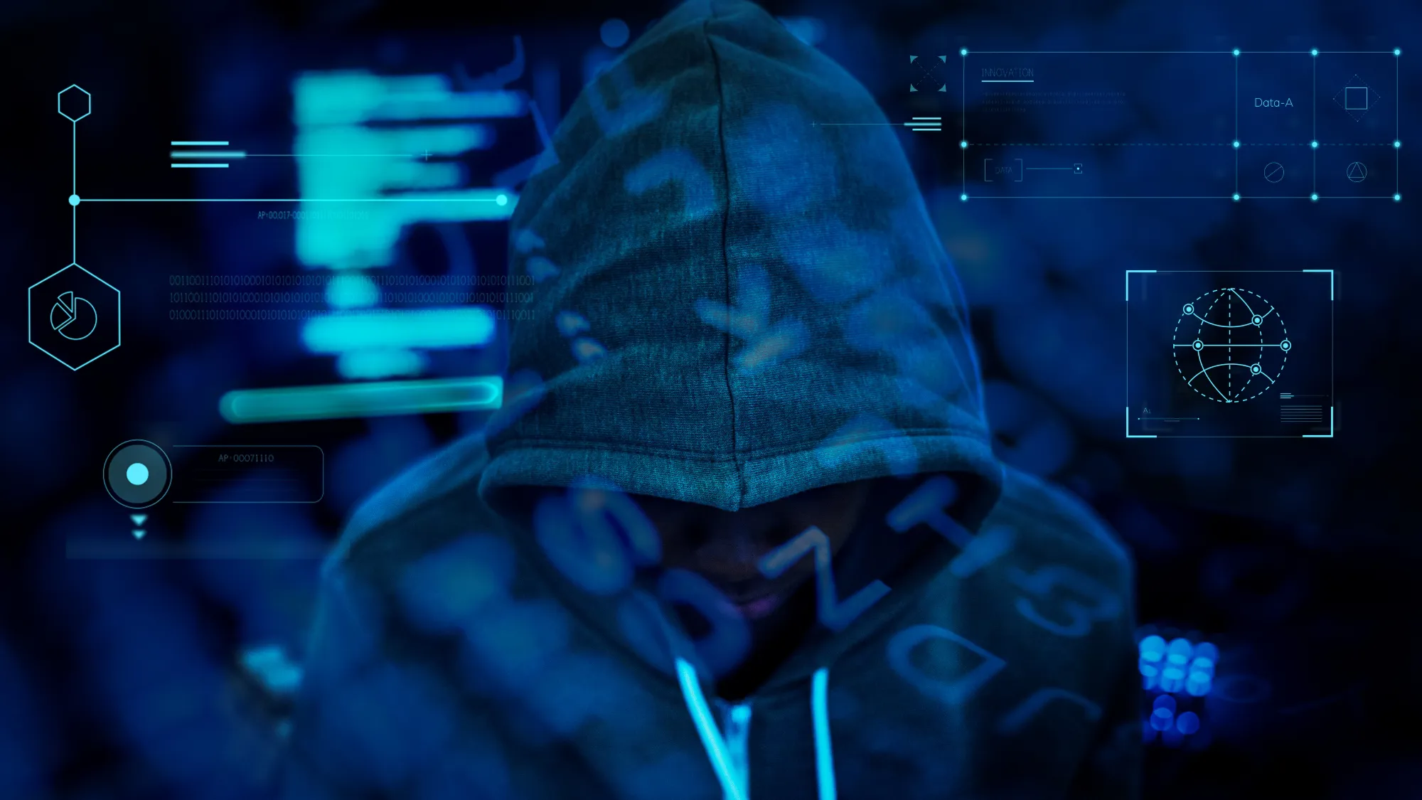 Hacker Working Darkness 2000 Px