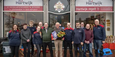 Hartwijk foto 50 jaar in dienst